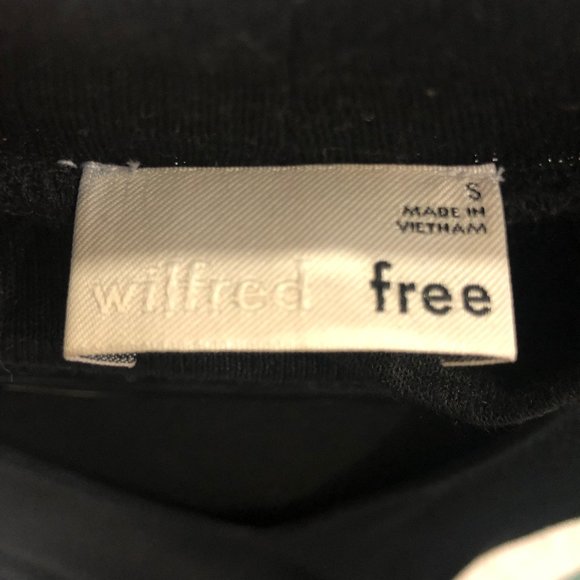 BLACK Aritzia Wilfred Free Dondoe Dress Size Small - Picture 4 of 8